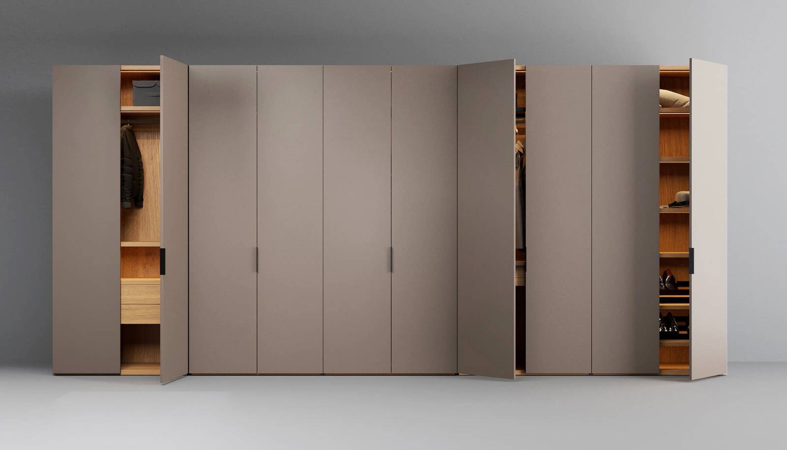 Обложка проекта: Типы фасадов и ручек шкафов