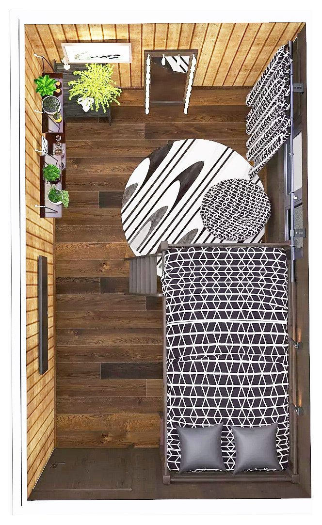 Детская комната в загородном доме.