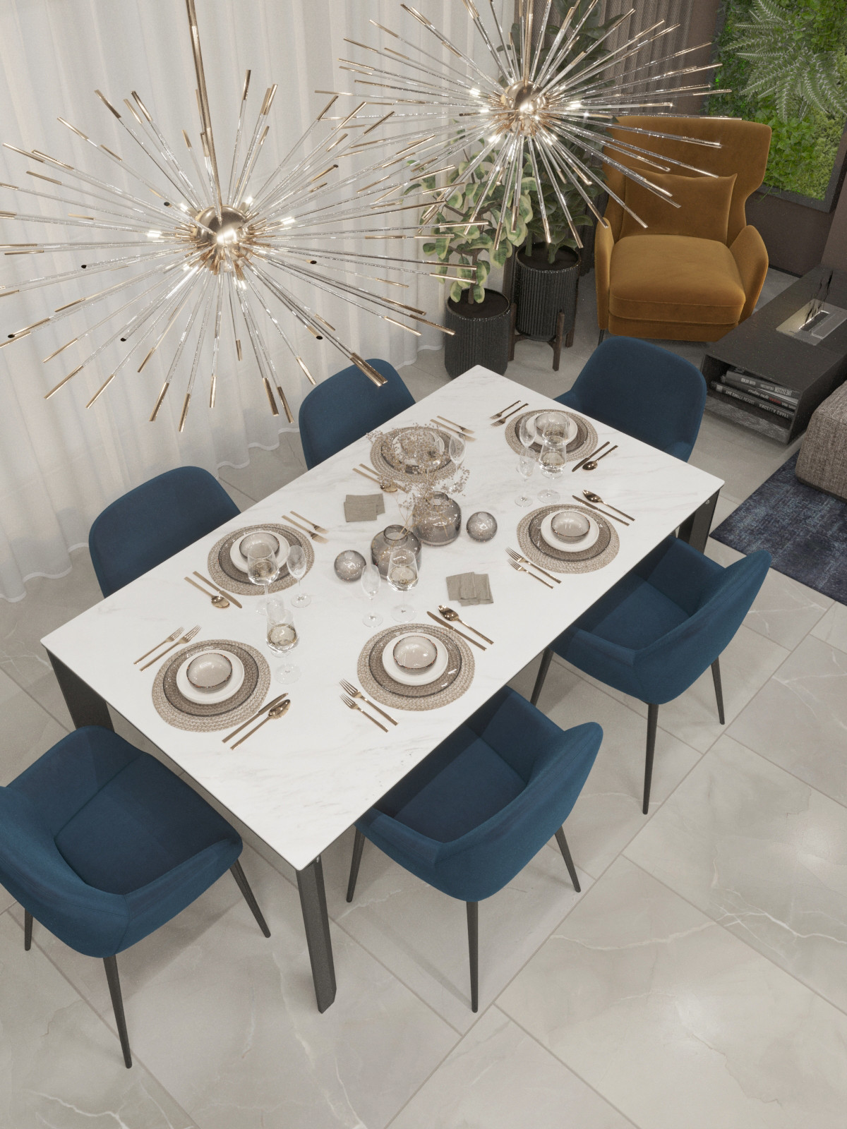 Контрастный дизайн в проекте квартиры в ЖК Культура