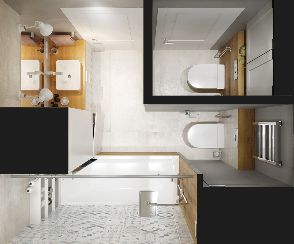 Проект интерьера квартиры П44