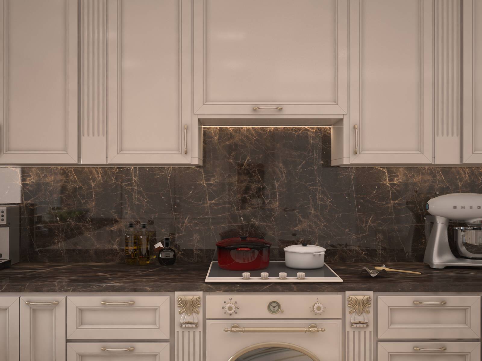 Дизайн-проект квартиры с элементами классики и востока