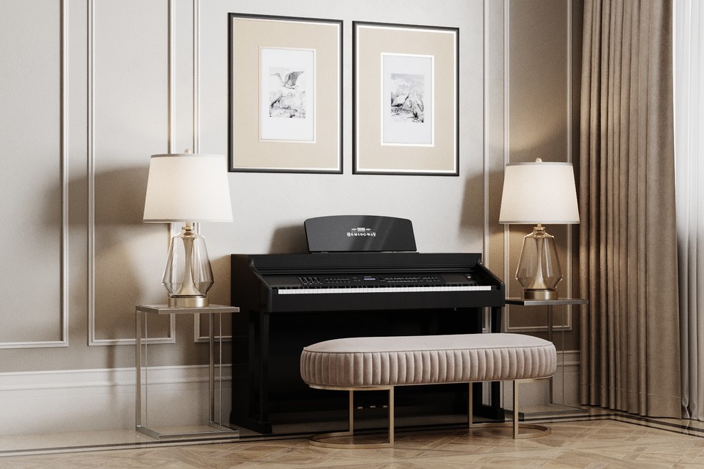 Воздушный интерьер для большой семьи