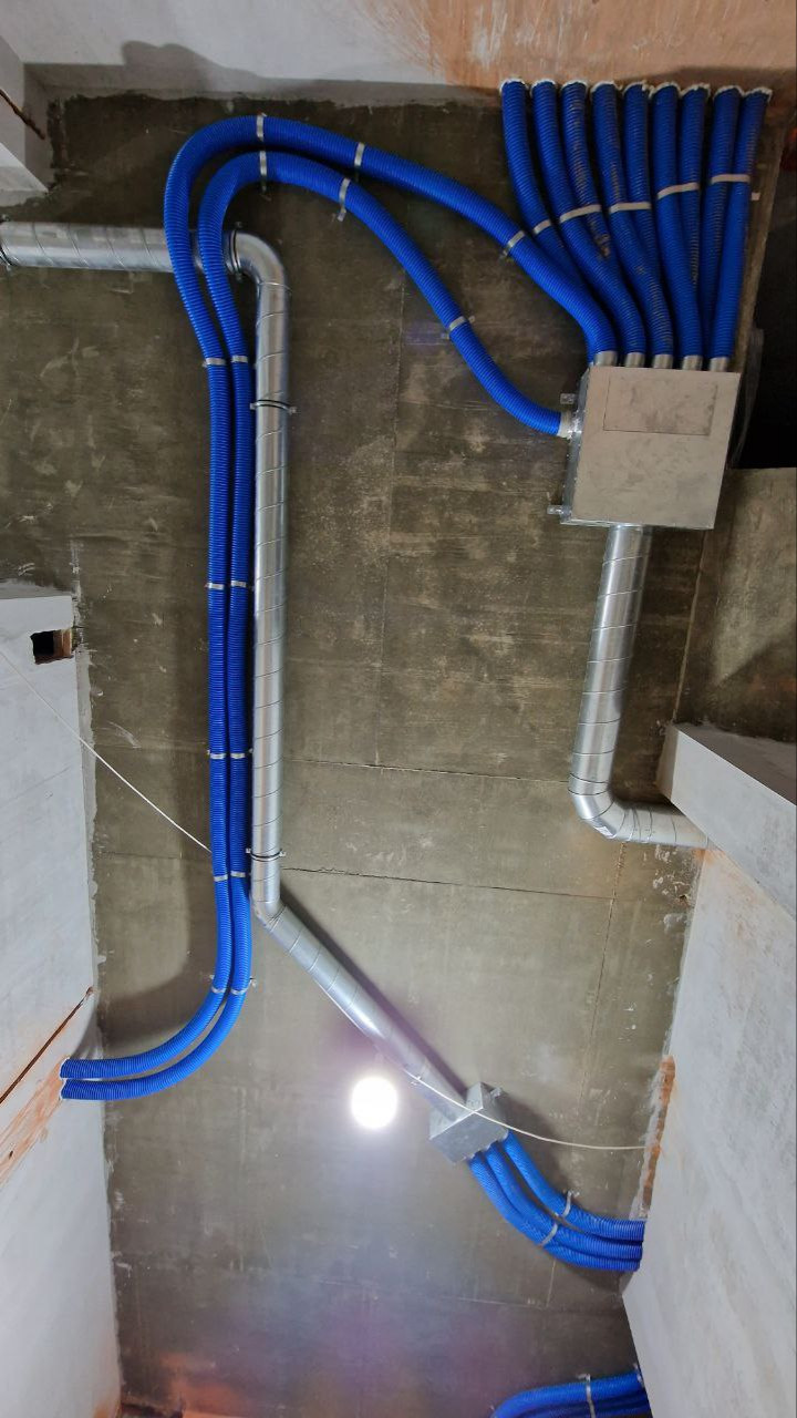 Вентиляция в загородном доме (скрытые работы)