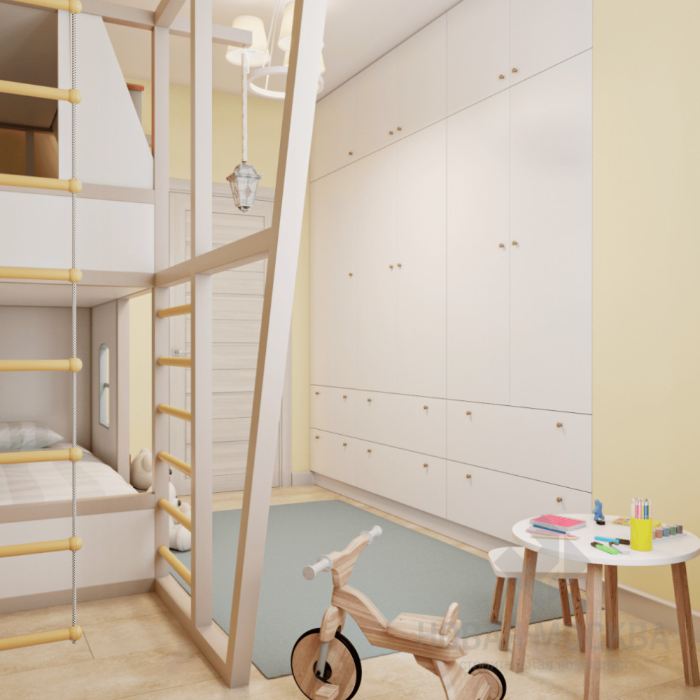 Дизайн-проект двухкомнатной квартиры 70 кв.м в ЖК «Скандинавия»