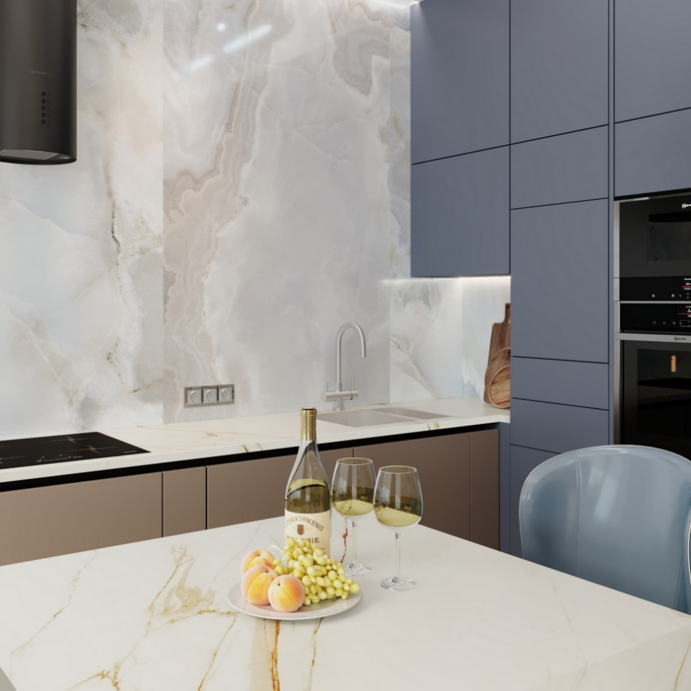 Кухня-гостиная в ЖК "Filicity"