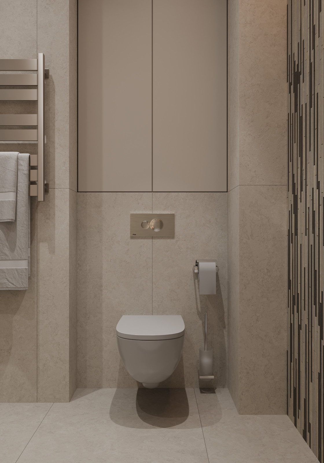 Обложка проекта: Санузел с акцентной стеной