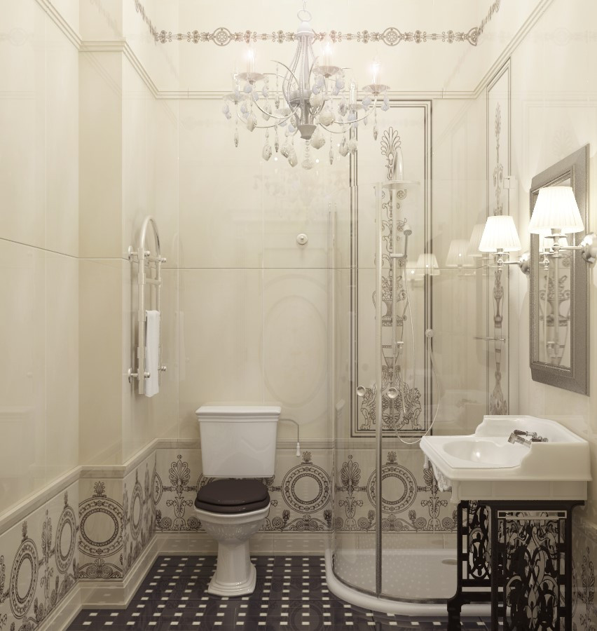 Обложка проекта: Квартира в роскошном классическом стиле