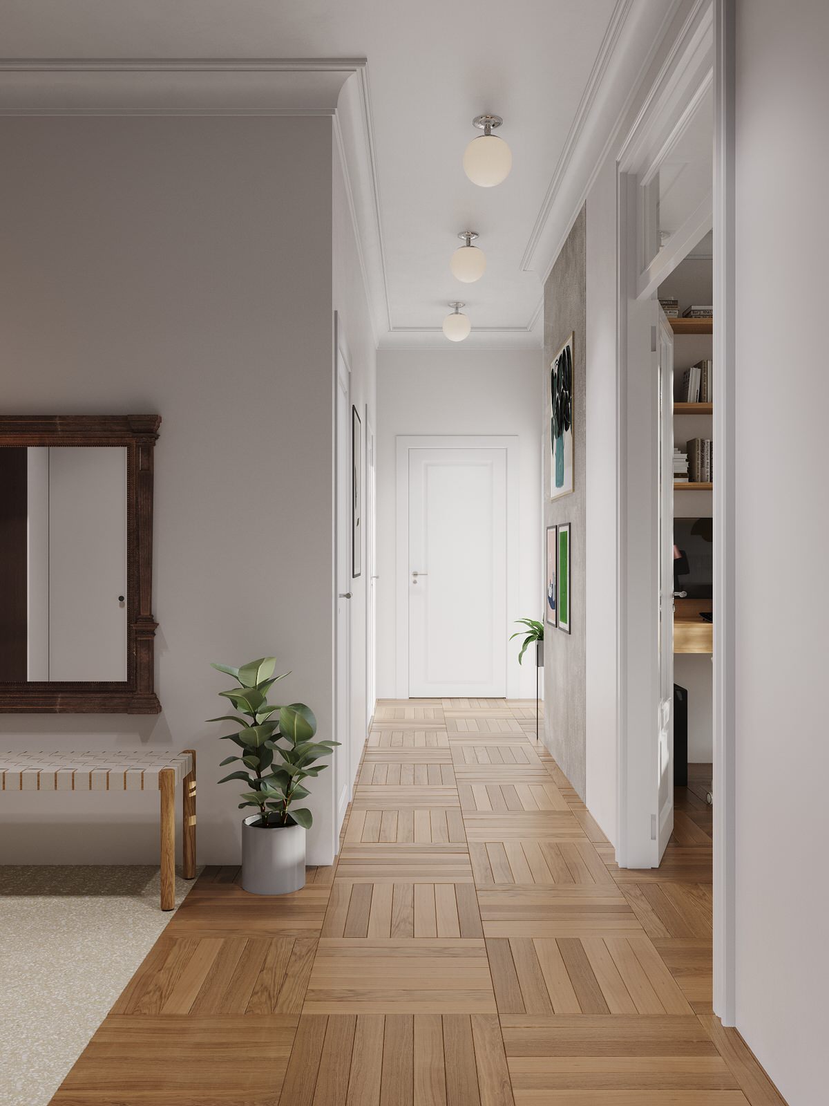 Интерьер квартиры 80 м2 в ЖК Вестердам на западе Москвы