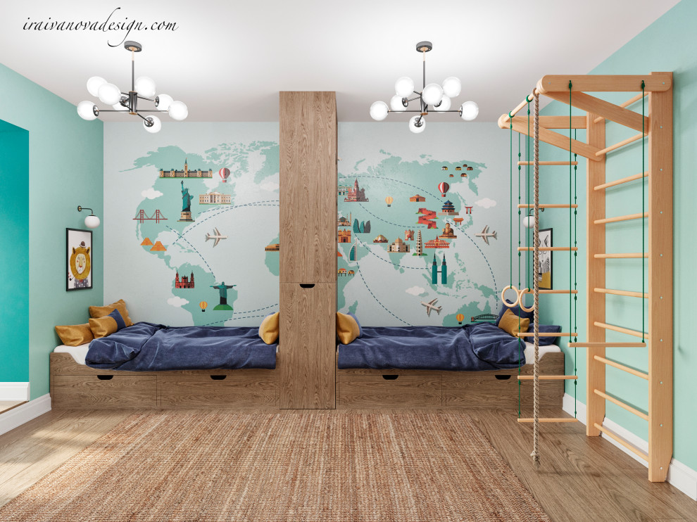 Интерьер с фактурами