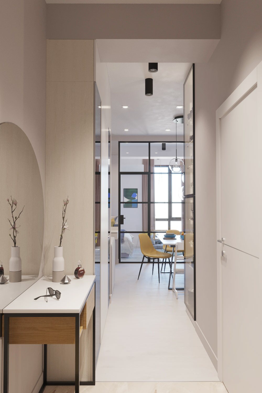 Холл. Вид  от входной двери