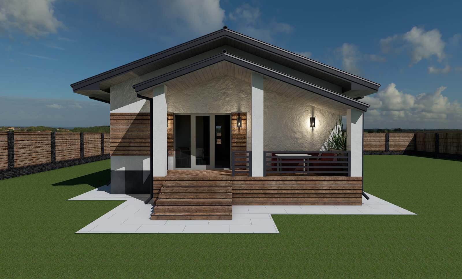 Дизайн-проект экстерьера дома 3