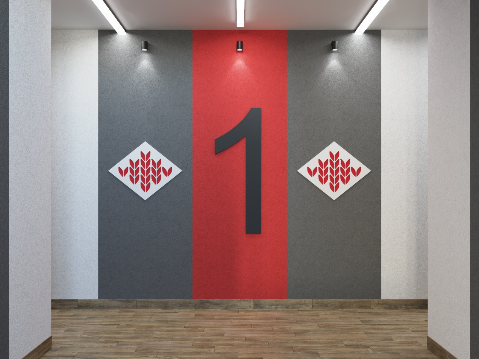 Интерьер МОПов в ЖК Уют Сити