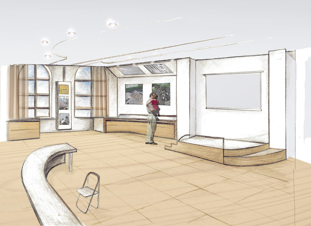 Интерьер музея археологии