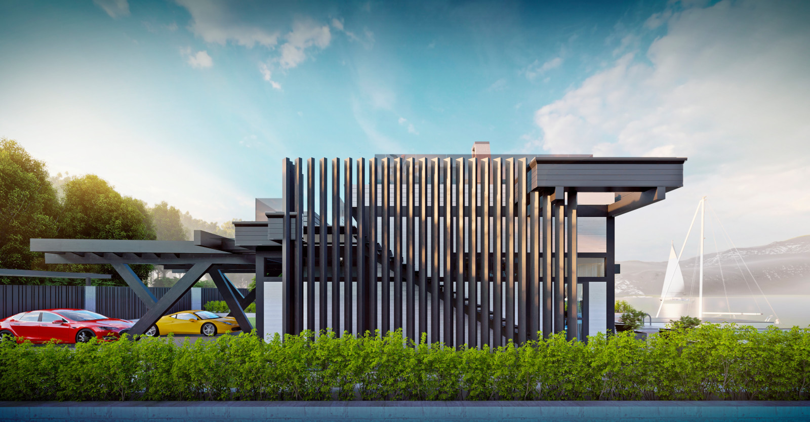 Дом Альпенхаус: фахверк в современном стиле