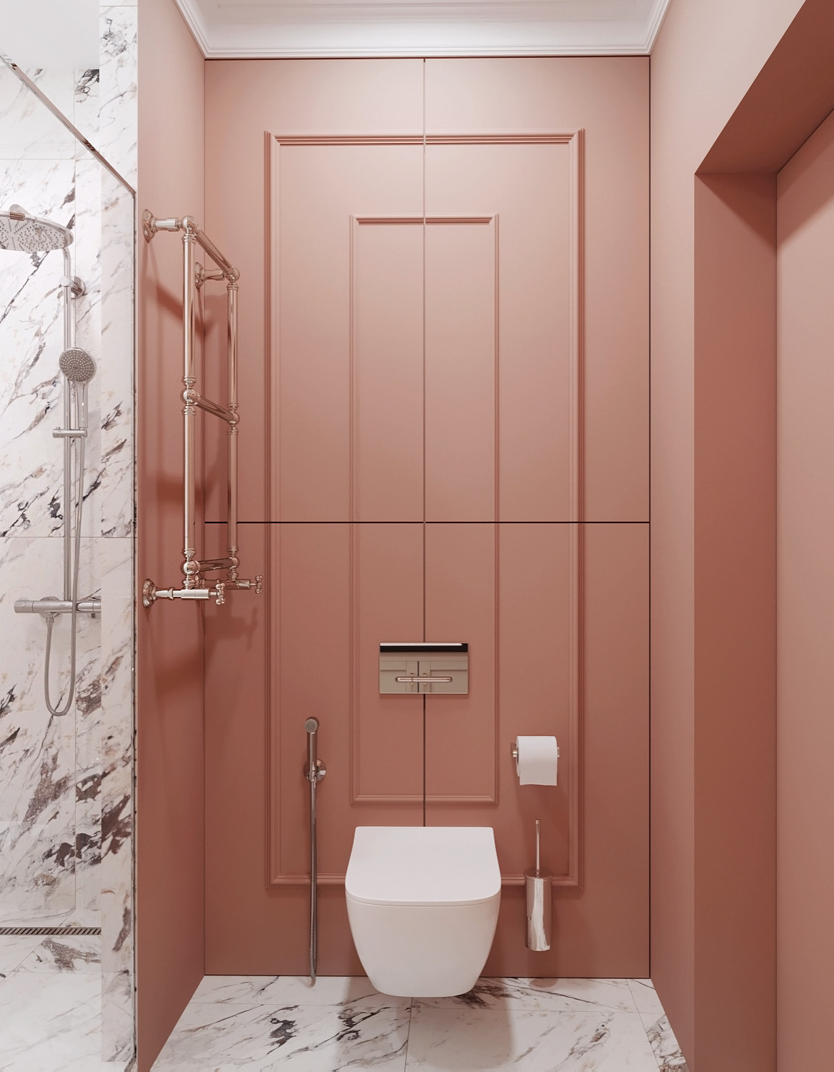 Квартира в ЖК “Leningrad”, который был выполнен для молодой пары.