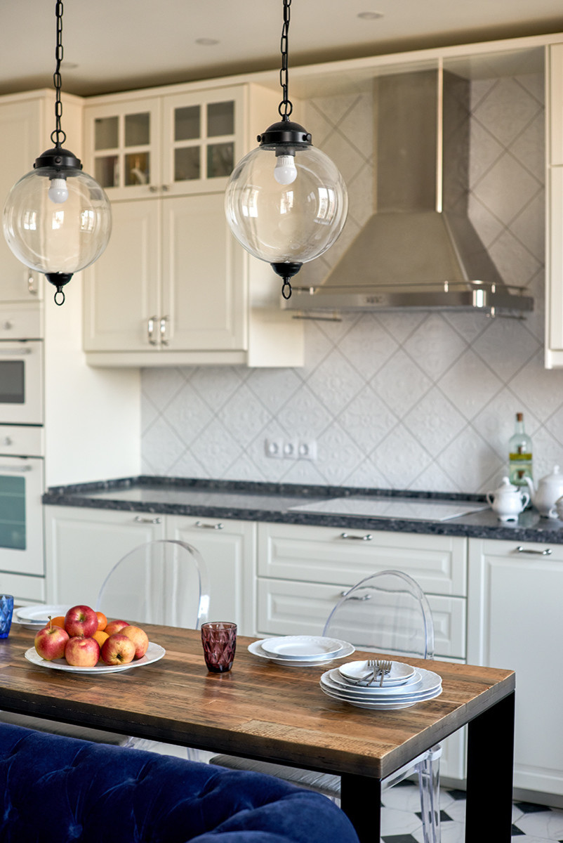 Гостиная-столовая для Кати Гордон. Дизайнер Марина Зверева