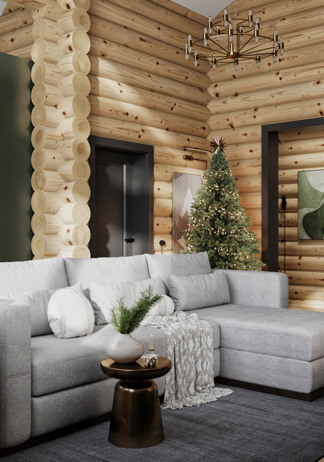 Дизайн загородного дома. п. Шерегеш