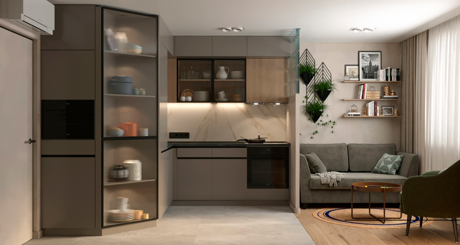 Дизайн-проект квартиры 50 кв.м.