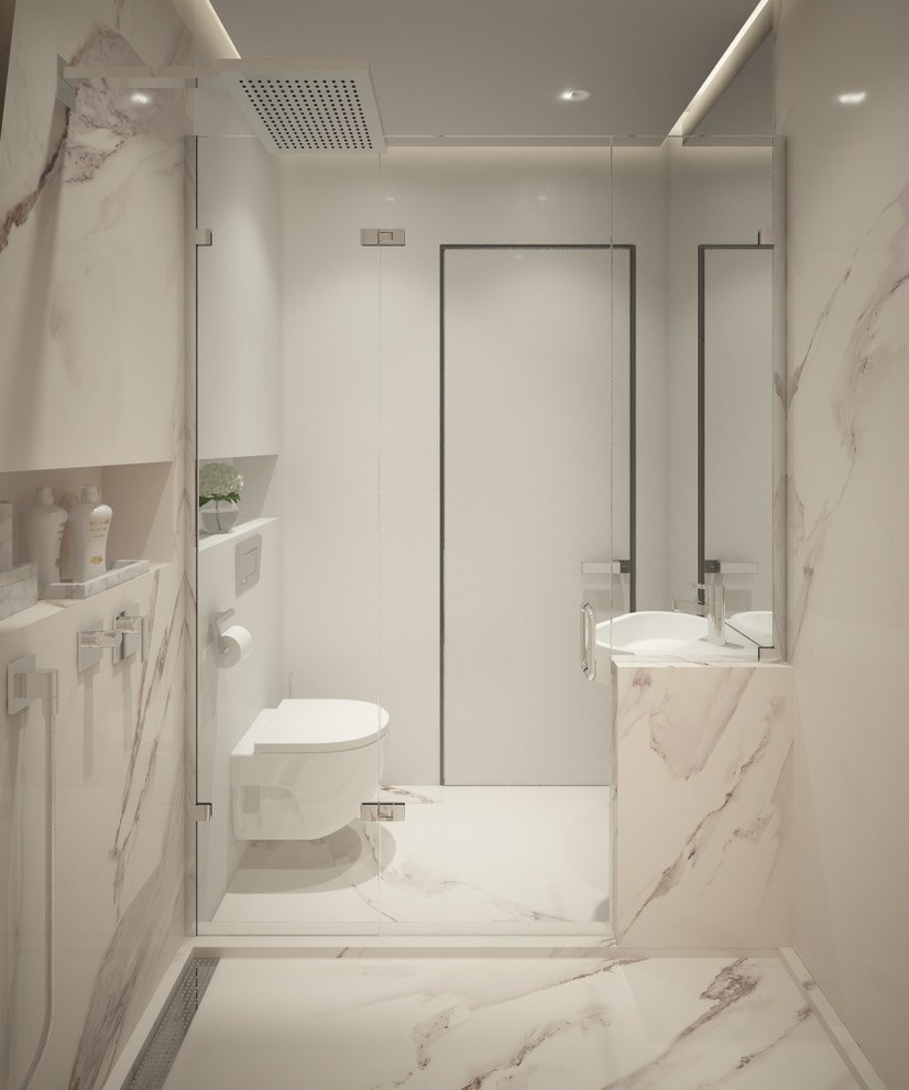 Гостевой санузел / Современный интерьер