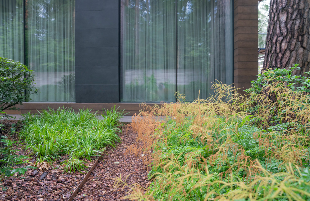 В гармонии с лесом. Модернистский сад. КП Новоуспенский 2020 г