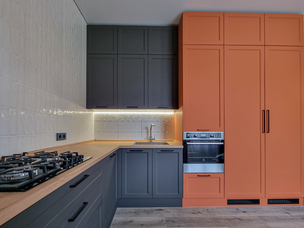 Обложка проекта: Проект кухни реализован в частном доме в Боголюбово (Владимир)