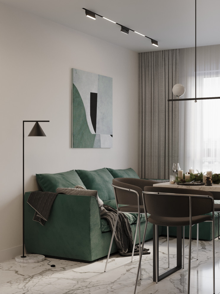 Однокомнатная квартира для молодой девушки, площадь 41 кв.м