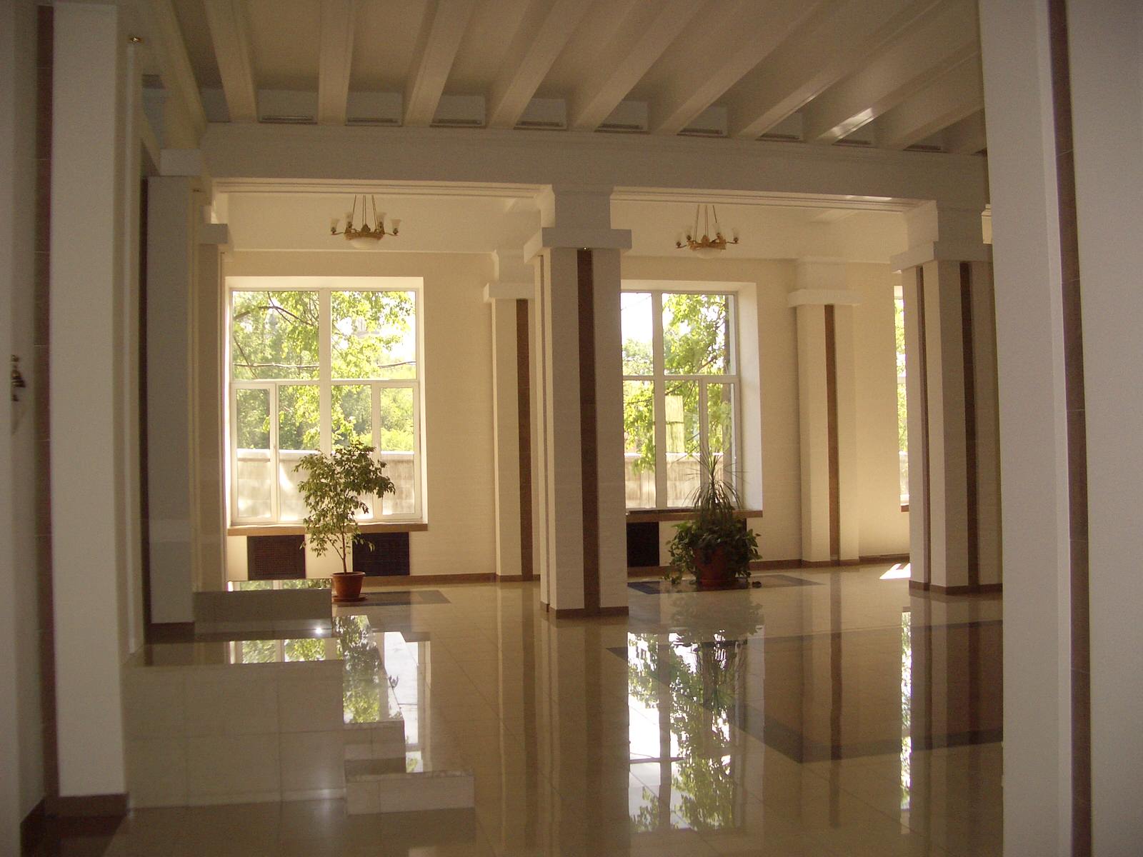 Холл в бышвем КБ Туполева