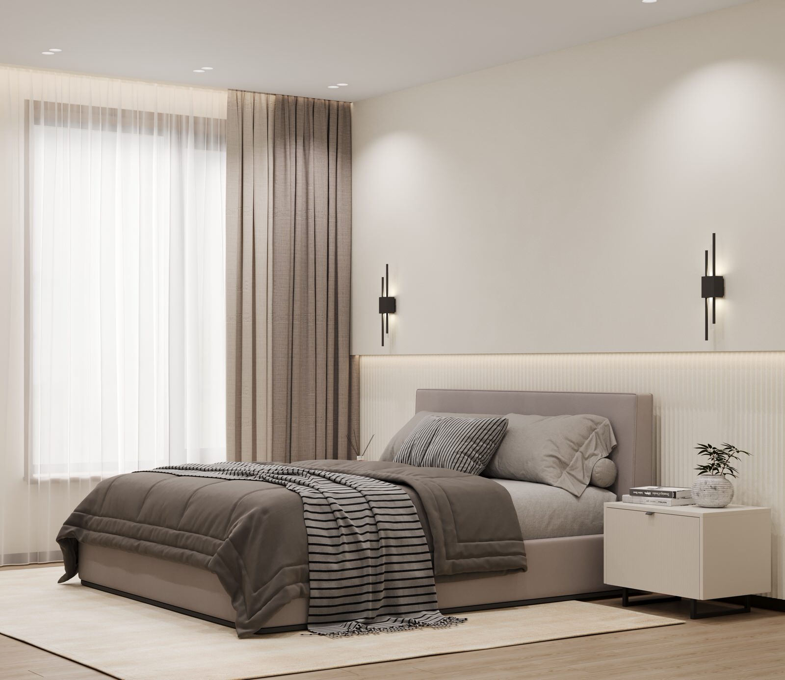 3 этаж частного жилого дома. Спальня.