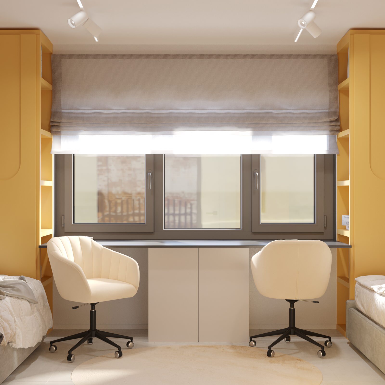 Дизайн проект для семьи из четырех человек