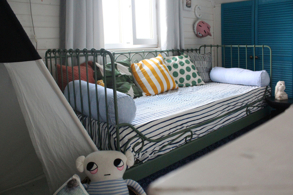 Интерьер летнего дома в Подмосковье со средиземноморским настроением