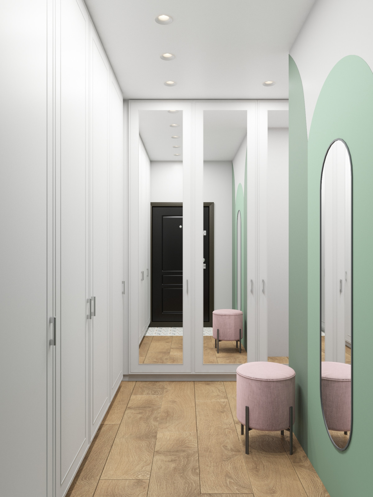 Проект квартиры для молодой девушки