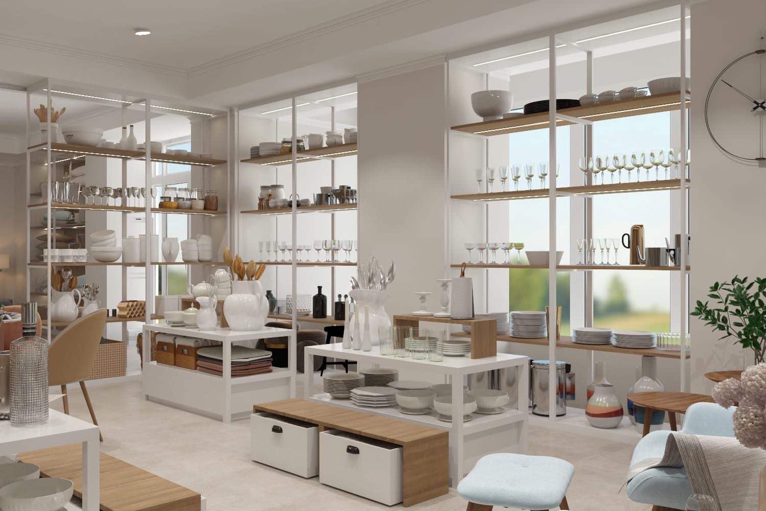 Дизайн-проект магазина домашнего текстиля в Липецке