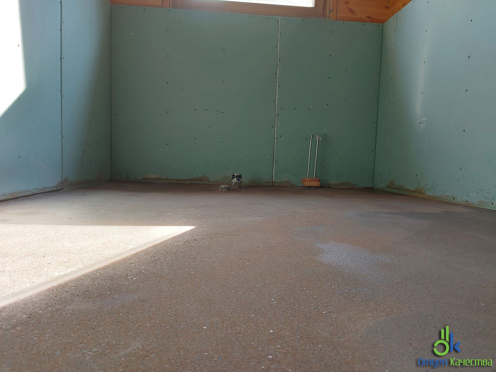 Шлифовка (корректировка) существующей стяжки пола