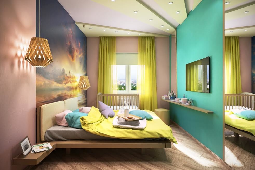 Комната пронизанная светом