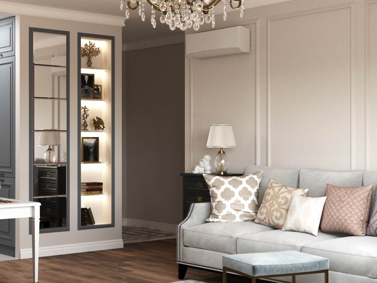 Дизайн интерьера квартиры  в ЖК "Легенда на  Дальневосточном"