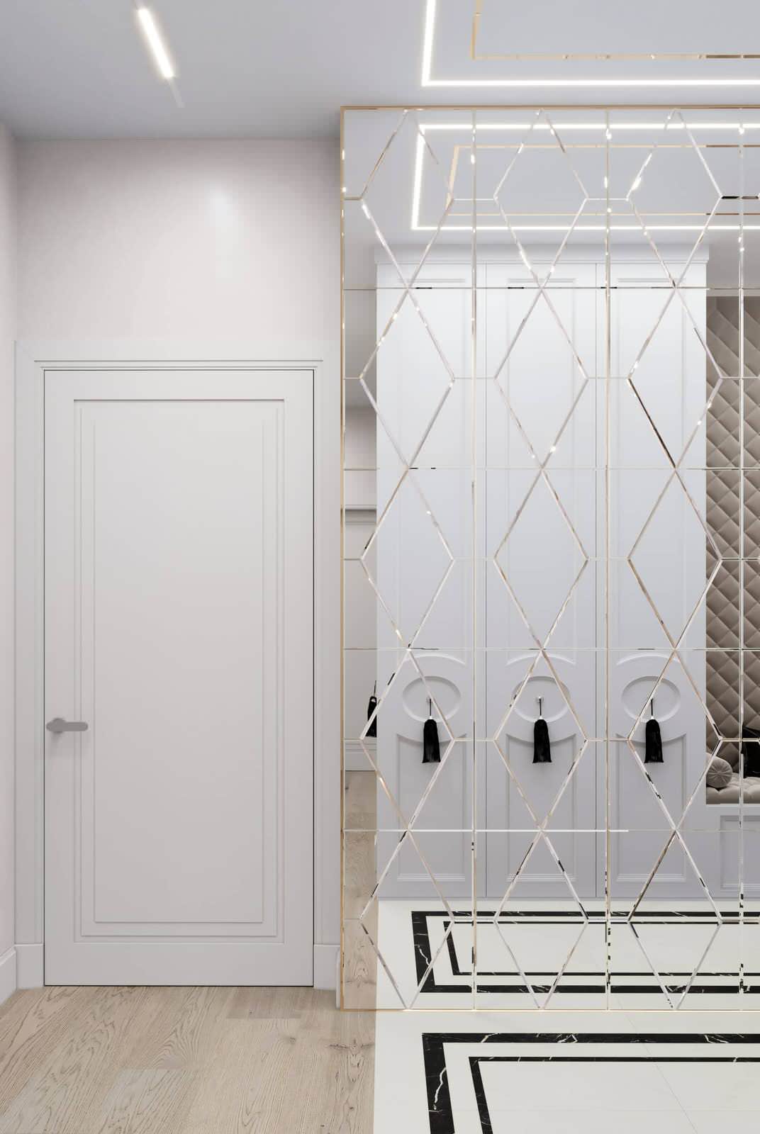 Дизайн и ремонт квартиры на Золоторожском Валу — Золотой акцент