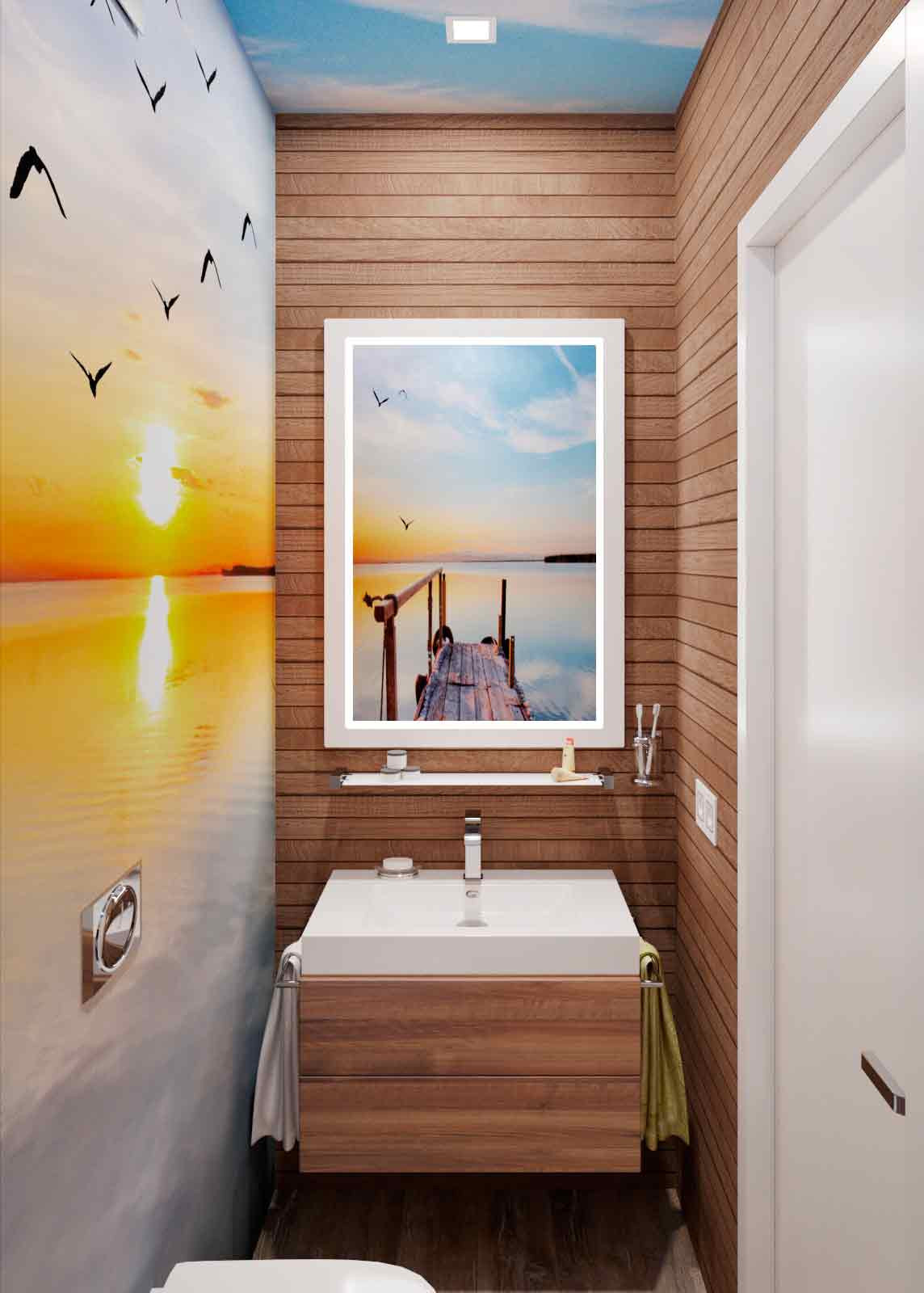 Небольшой гостевой санузел