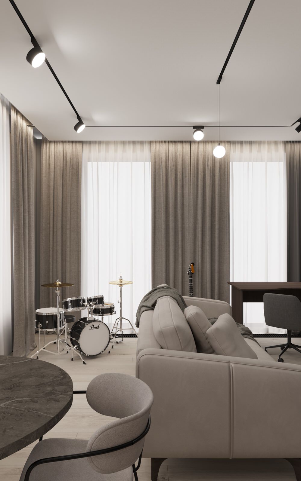 Кухня-гостиная