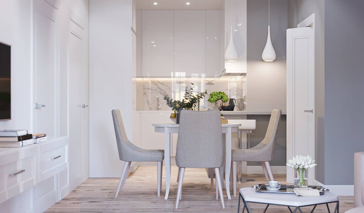 Кухня-гостиная-столовая