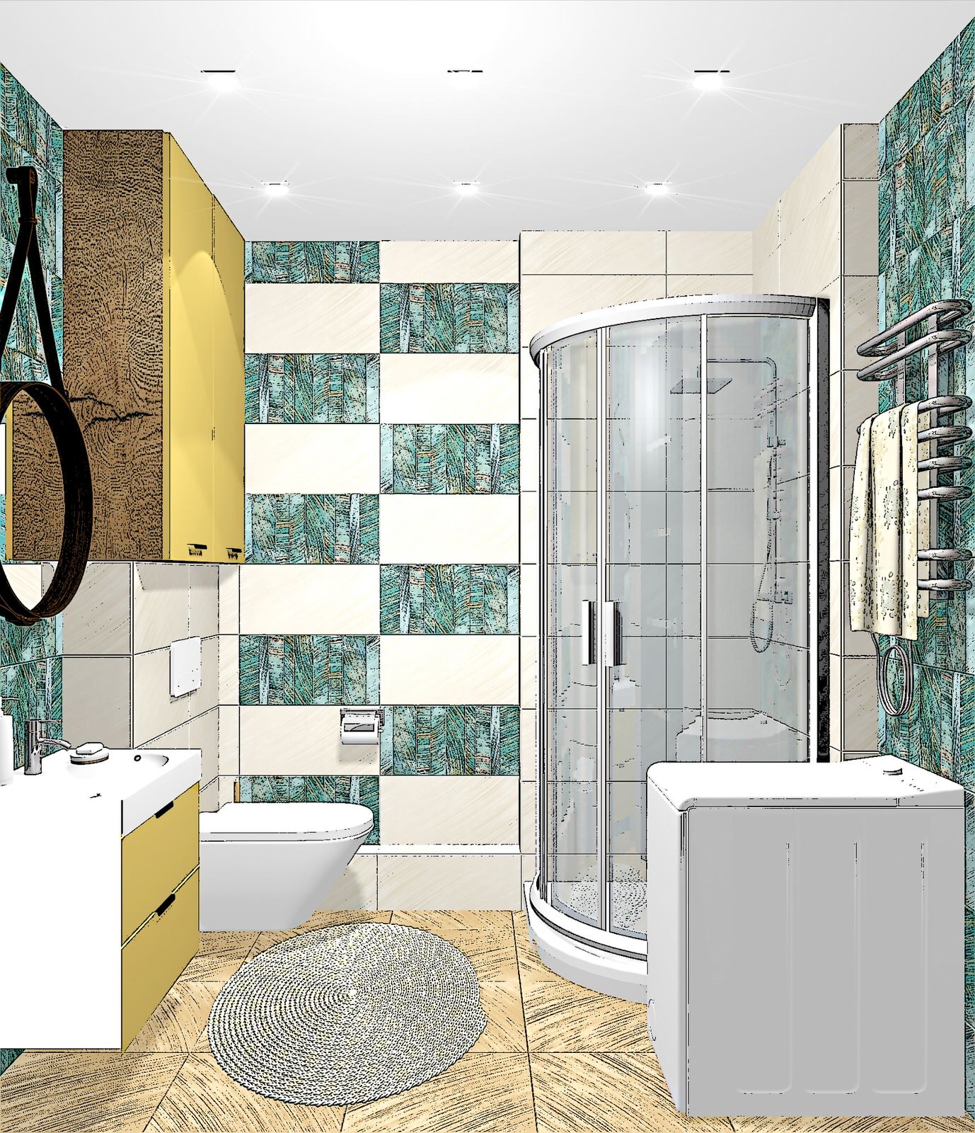 проект "ЛЁЛЯ" ванная комната