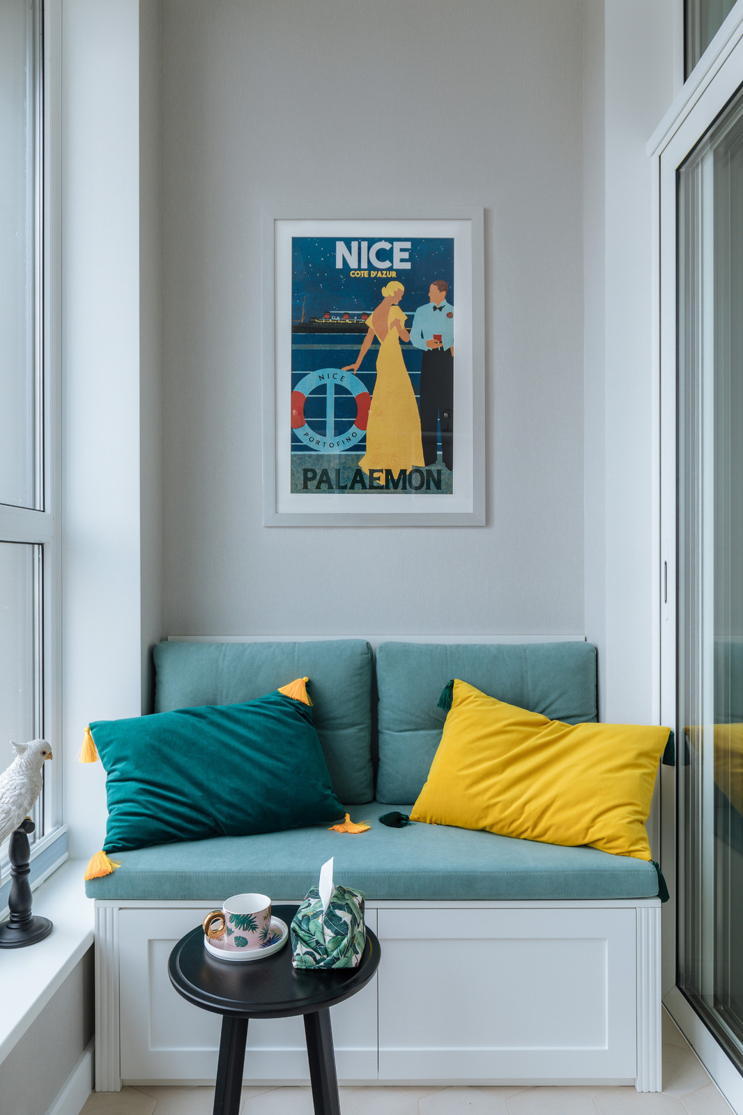 Яркий интерьер маленькой квартиры