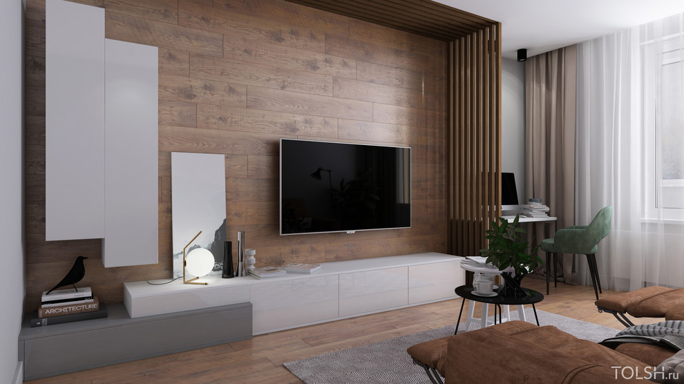 С зелёным акцентом