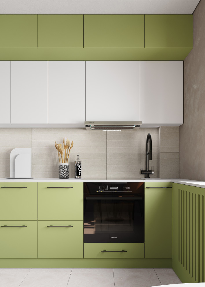 Освежающая кухня для Коттеджа