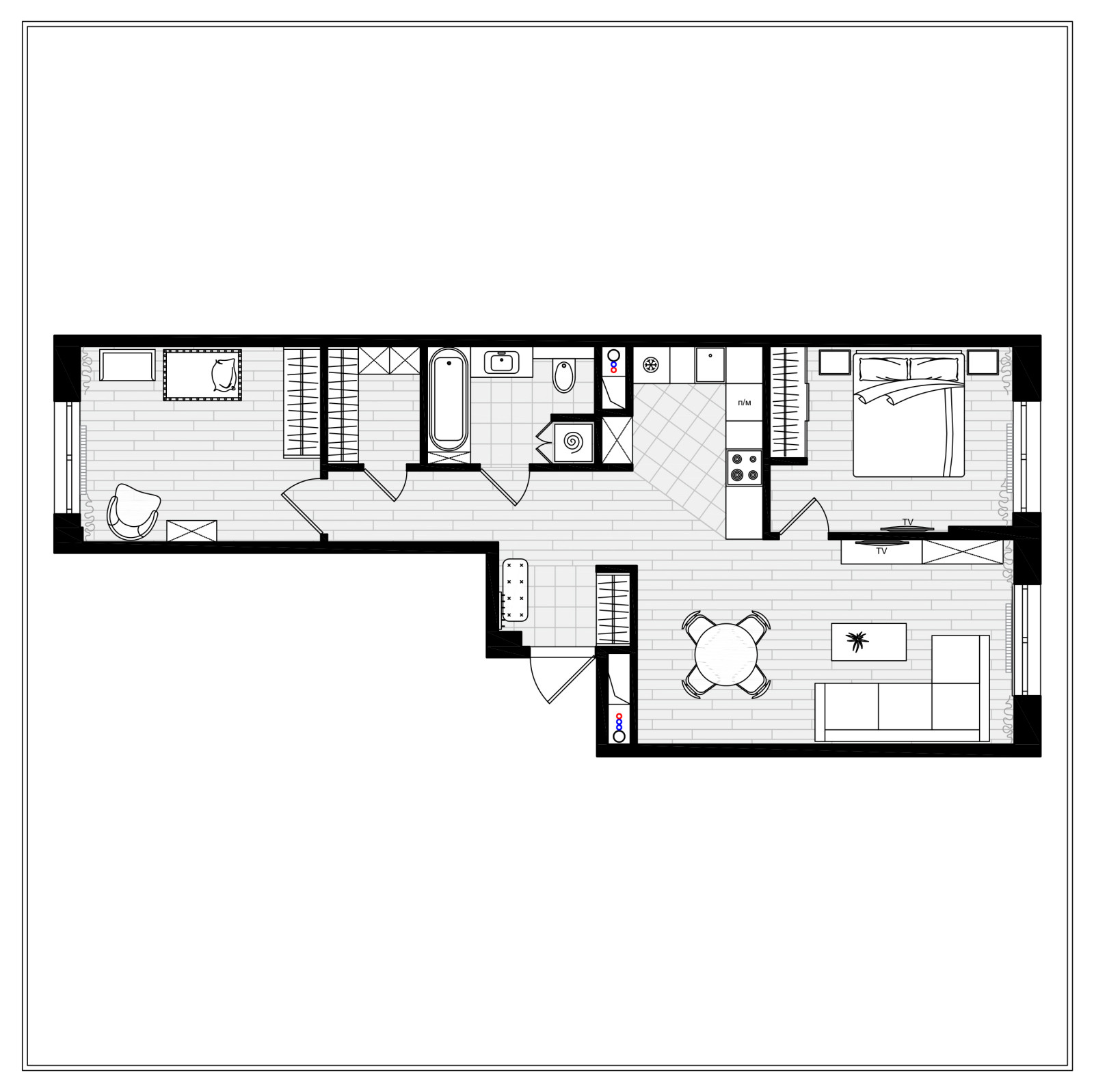 ЖК Ясный, 70 м2