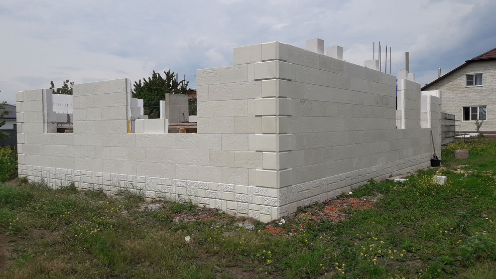 Дома, этапы строительства.