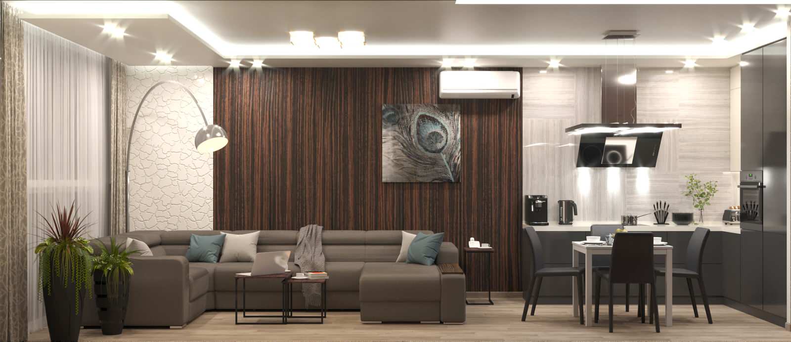 Планировка трехкомнатной квартиры 72 м² ЖК UP-квартал «Новое Тушино»