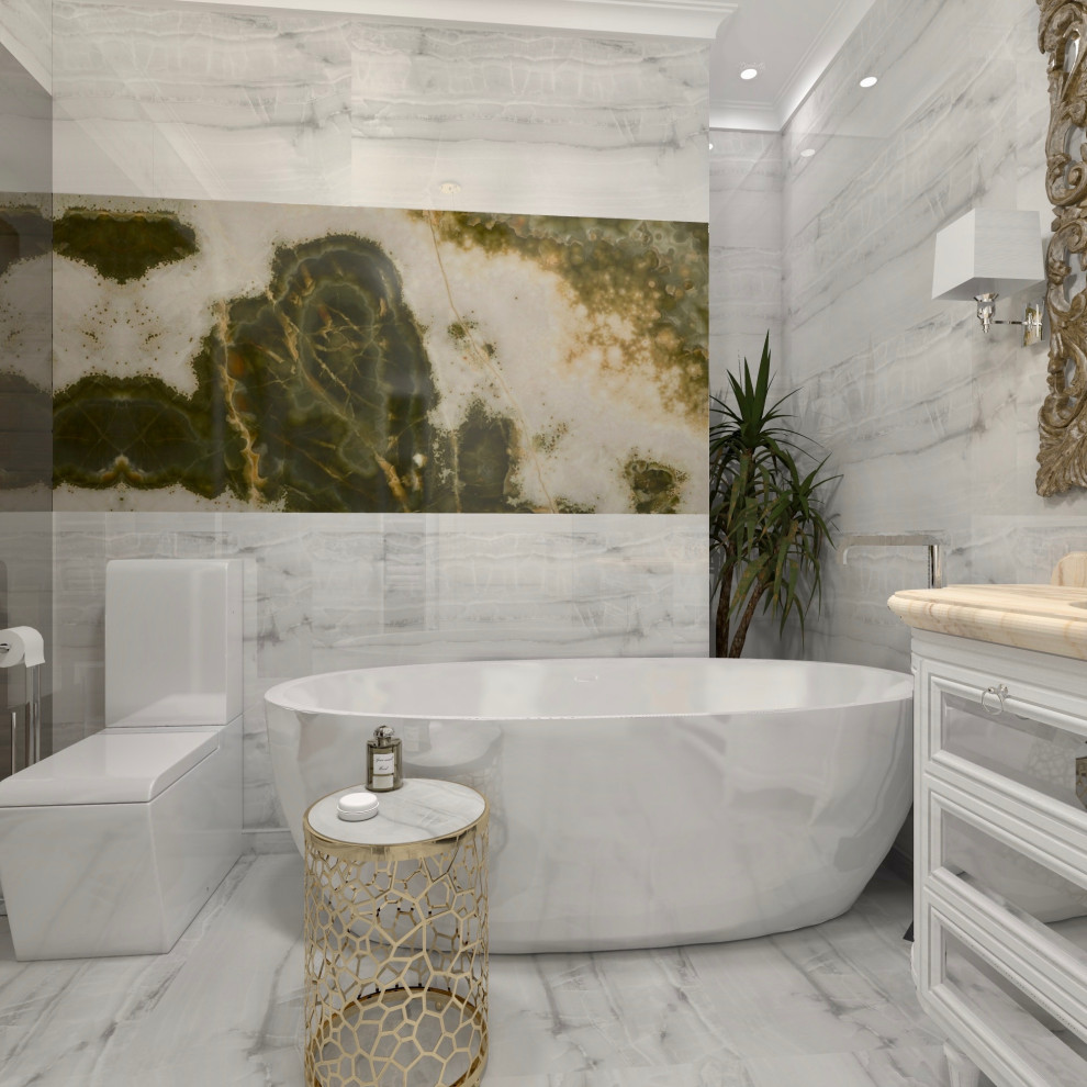 Квартира 100м2 Американская классика в ЖК Триколор