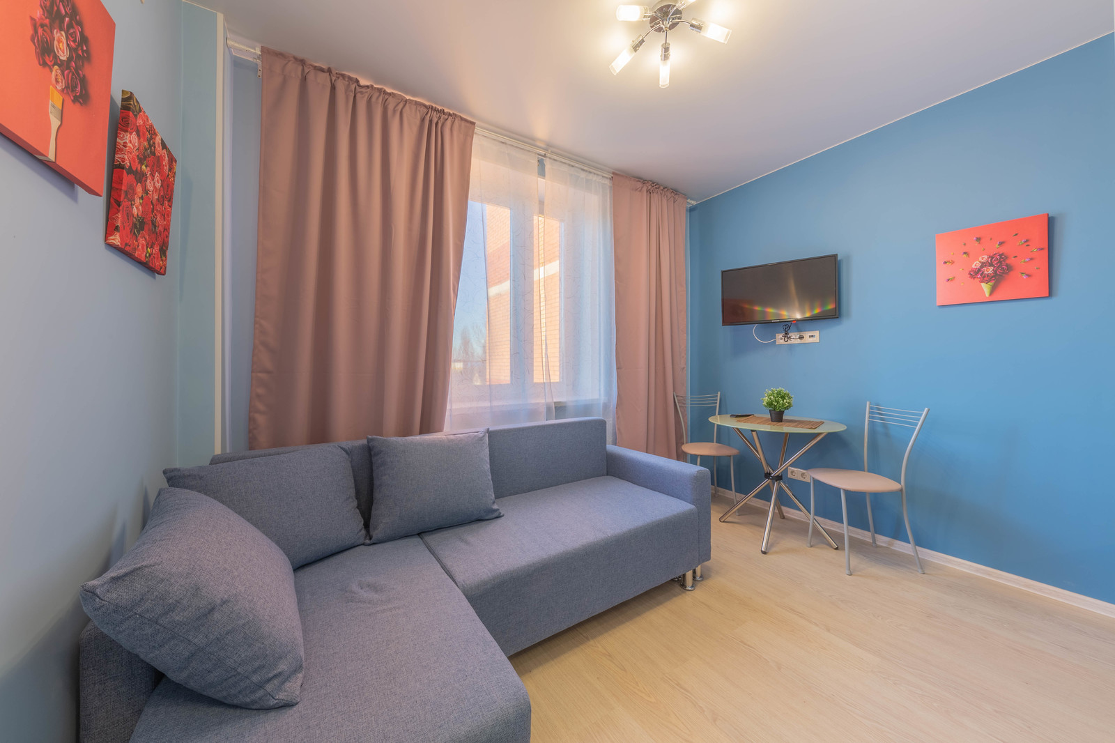 Интерьерная съёмка квартиры-студии в Московской области