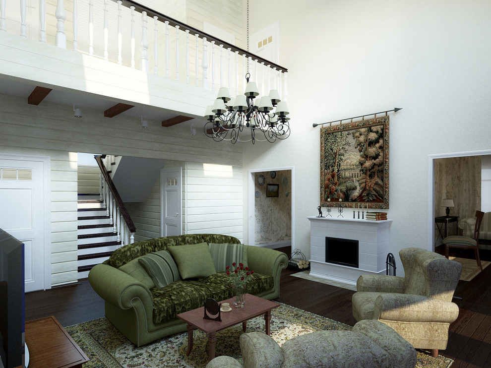 Дом в русском стиле.