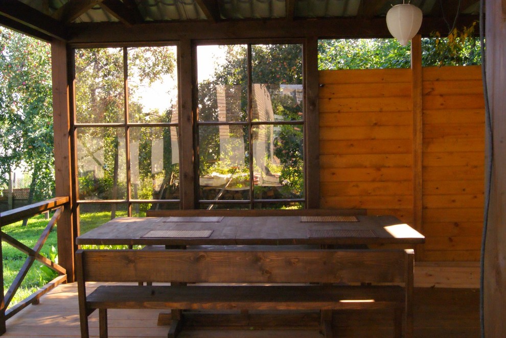 Веранда гостевая с мебелью